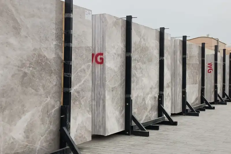 Gray Marble Persian Silk